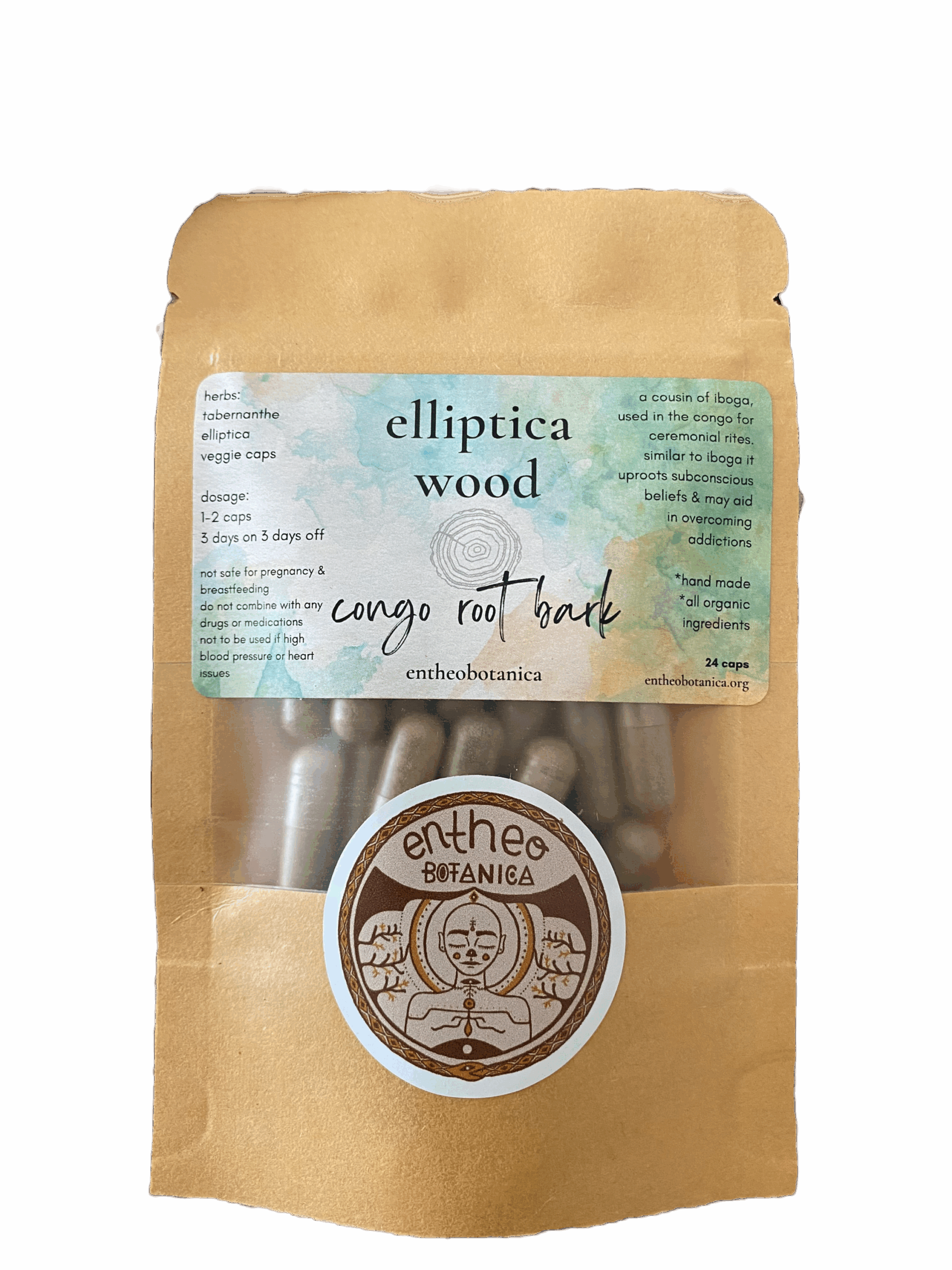 Congo Wood Caps || Tabernanthe elliptica - Image 2