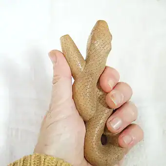 Kuripe Coiled Snake Carved || Rapé Applicator - Image 3